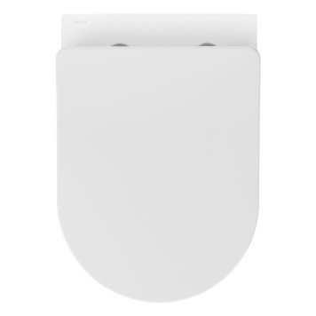 AQ1365T-00 ОБЕРОН Унитаз подвесной безободковый 531360344мм смыв TORNADO, тонкое сиденье с механизмом плавного закрывания, крепеж AQ1365T-00-3