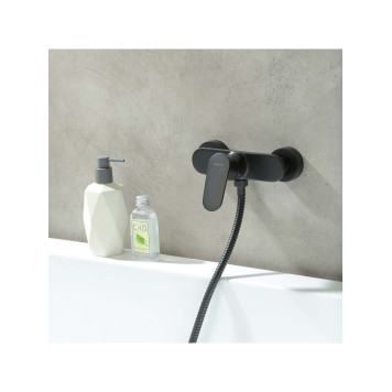 AQ1860MB НИКА смеситель для душа, матовый черный AQ1860MB-6