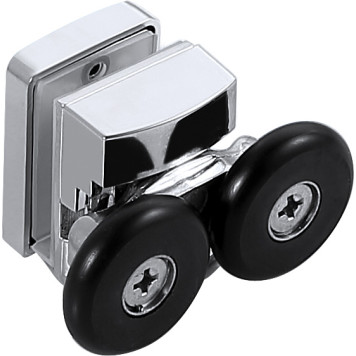 AQ ARI KV 09020CH Душевой уголок квадратный, двери раздвижные 900x900x2000 профиль хром, стекло прозрачное AQ ARI KV 09020CH-3