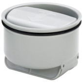 583255сухойзатвор для трапов: с гидрозатвором для решеток диаметром 100 мм. пласт/серый 583255