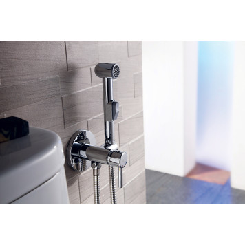 X25-51 Смеситель одноручный (25 мм) с гигиеническим душем, встраиваемый, хром X25-51-2