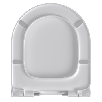 AQ0700-01 ПОЛАРИС унитаз подвесной безободковый, белый 360518360 мм, крышка-сиденье с механизмом плавного закрывания из дюропласта, крепеж AQ0700-01-2