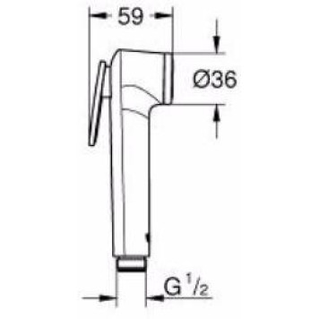 28020L01 Tempesta-F Trigger Spray 30 Гигиенический душ, белая луна 28020L01-1