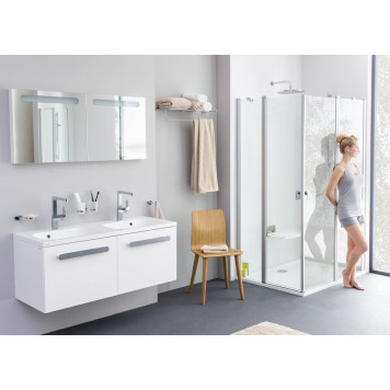 Держатель с двумя стаканами (стекло) CR 220.00 X07P189-2