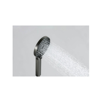 AQ2035BGM ЛУГАНО душевой набор 3jet, оружейная сталь AQ2035BGM-4