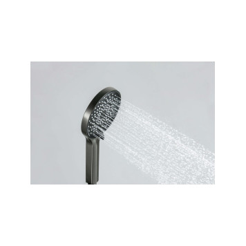 AQ2035BGM ЛУГАНО душевой набор 3jet, оружейная сталь AQ2035BGM-5