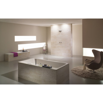 Ванна Asymmetric Duo мод.744 белый 190х100 + easy-clean 274400013001-5