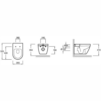 E21750RU-CP Унитаз c инсталляцией Rodin+ сиденье тонкое микролифт, клавиша хром (E36495-NF+E36496-CP+EDY102+E23280) E21750RU-CP-7