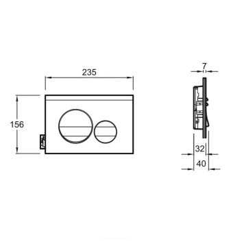 E21750RU-00 Унитаз c инсталляцией Rodin+, сиденье тонкое микролифт, панель для двойного смыва, глянцевый белый (E36495-NF+E36496-00+EDY102+E23280) E21750RU-00-5