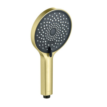 AQ1748BG ЛУГАНО смеситель для ванны с душевым гарнитуром 3jet, шлиф. золото AQ1748BG-2