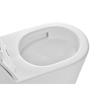 AQ1363WT-00 ОБЕРОН Унитаз подвесной безободковый tornado 531360344мм, тонкое сиденье с механизмом плавного закрывания, крепеж AQ1363WT-00-4