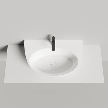 Salini Alda Wall 03 Раковина 60х71х15см., накладная, 1 отв., S-Sense, цвет: белый. 140313G-4