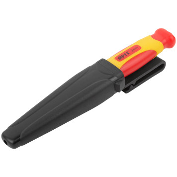 Нож изолированный 1000 В, нерж.сталь, 190 мм, лезвие 68 мм, прорезин.ручка-6