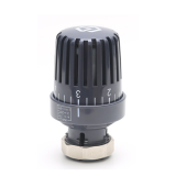 Термостатическая головка, Premium, M 30x1,5, с жидкостным датчиком, цвет-графит