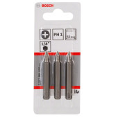 Набор бит Bosch 3шт 51ММ PH1 XH(520)