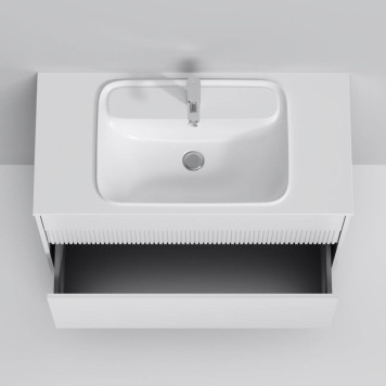 M8FFUX1002WM База под раковину, 2 ящика, 100 см, белый матовый-6