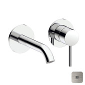 Almar Mixers Смеситель для раковины, настенный, цвет: никель брашированный. E210054.NB