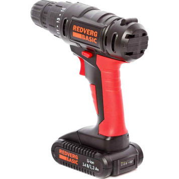 Шуруповерт аккумуляторный REDVERG Basic SD14L/1-2