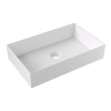 Alice Spy Rectangular Раковина 60x38х12см., накладная, без отв., цвет: белый матовый. 34250109