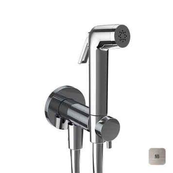 Almar Atthis Гигиенический комплект с прогрессивным смесит., в комплекте со втраиваемой частью, цвет: никель состареный