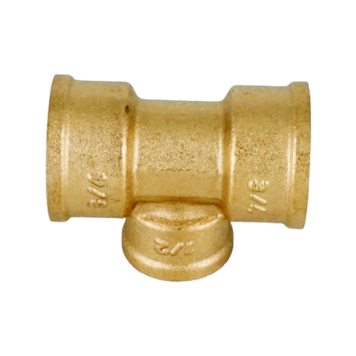 Тройник, ELSEN, Metalit, ВВВ, 3/4, 1/2, 3/4, латунь, переходной, CN