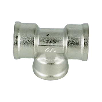 Тройник, ELSEN, TIN латунь, ВВВ, 1/2, 1/2, 1/2, равнопроходной, CN