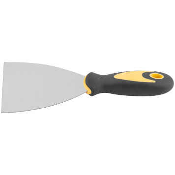 Шпатель, нерж.сталь, прорезиненная ручка 4 (100 мм)-4