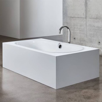 BetteLux Oval Ванна встраиваемая овальная с шумоизоляцией 180x80x45 см, BetteGlasurreg; Plus антислип, (для удлиненного слива-перелива), цвет: белый. B23-1500, 3466-000 PLUS AR-2