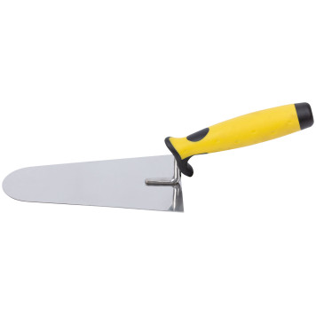 Мастерок нержавеющий, мягкая ручка, Профи, бетонщика 180 мм-1