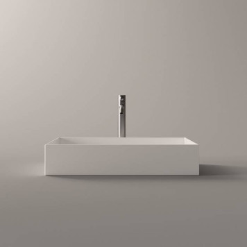 Alice Hide Раковина 60x37х12см., накладная, без отв., цвет: белый матовый. 31130109-2