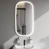 M8FMOX0551WGH Зеркало универсальное с контурной LED-подсветкой, ИК- сенсором, вытянутое, 55*100 см