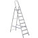 Стремянка Алюмет 8 ступеней алюминиевая матовая