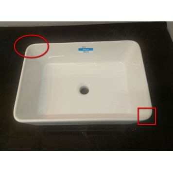 SaleRoca32700B000 Mila Свободностоящая раковина, 500х350х190 мм, без отв. под смес., без отв. пере Sale32700B000_1013