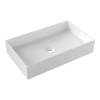 Alice Hide Раковина 60x37х12см., накладная, без отв., цвет: белый глянцевый. 31130101