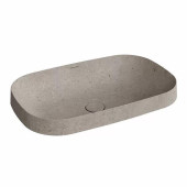 Kerama Marazzi Magica Раковина встраиваемая сверху, 65.5х42см., без отв., цвет: серый камень. MA.wbi.65\STG