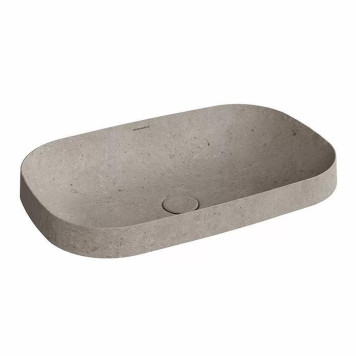 Kerama Marazzi Magica Раковина встраиваемая сверху, 65.5х42см., без отв., цвет: серый камень. MA.wbi.65\STG