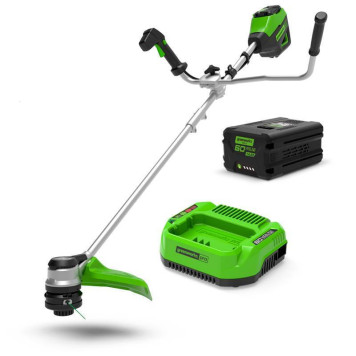 Триммер аккумуляторный Greenworks GD60BCBk4 Gen 2 (АКБ 4Ач и ЗУ)-1