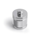 Bertocci Officina 01 Контейнер с крышкой, h110 см, d90 см, настольный, цвет: хром. 127 7532 0000
