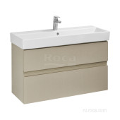 Roca A857641515 Oleta Тумба под умывальник 100 капучино матовый, 2 ящика A857641515