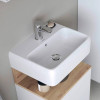Duravit Qatego Раковина 45х35х12.5см., подвесная, без отв., цвет: белый. 0746450000