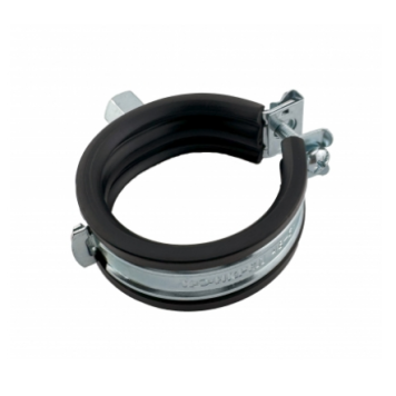 Хомут, Конкреп, SafeLock, одновинтовой, с EPDM, M8/M10, 48-51 мм, оцинкованная сталь