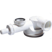 Сифон Wirquin Эспас 1 1/2 х 40 мм для мойки без вып., с отв. быт.тех, суперплоский