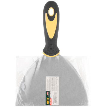 Шпатель, нерж.сталь, прорезиненная ручка 6 (150 мм)-2