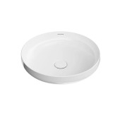 Kerama Marazzi SAFI Раковина накладная 46см, цвет: белый глянцевый. KMSFWb46GWh0