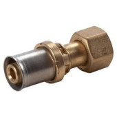 Муфта, Giacomini, RM179SP, НГ, 1/2, 20 x 2, латунь, с плоским кольцом, для труб GIACOTHERM, GIACOFLEX многослойных и полибутиленовых