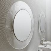 Laufen Kartell Зеркало круглое d=78см, настенное, без подсветки, цвет: прозрачный кристал. 3.8633.1.084.000.1