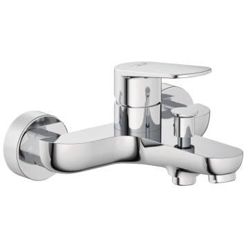 Kludi 326910575 X1 oднорычажный смеситель для ванны и душа, хром 326910575