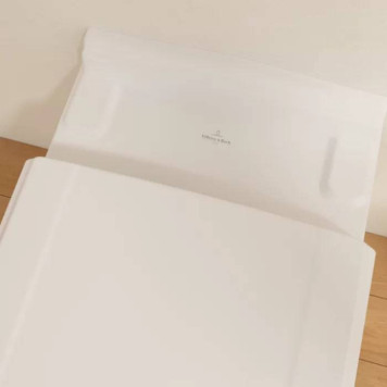 VilleroyBoch Hommage Унитаз 37х60х34.5см., подвесной, CeramicPlus, цвет: альпийский белый. 6661B0R1-3