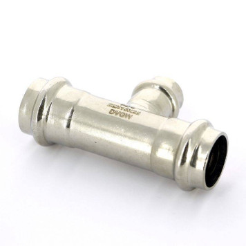 Тройник пресс IBP 22 х 15 х 22 нерж сталь-2