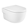 Roca Meridian-N Унитаз подвесной 36x48см, безободковый, цвет: белый. 7.3462.4.400.0